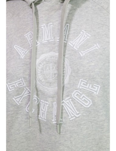 Sweat gris femme Armani Exchange capuche