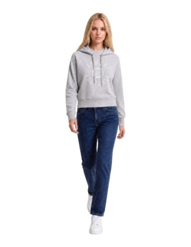 Sweat gris femme Armani Exchange capuche