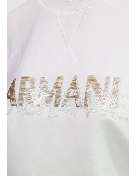 Sweat beige femme Armani Exchange