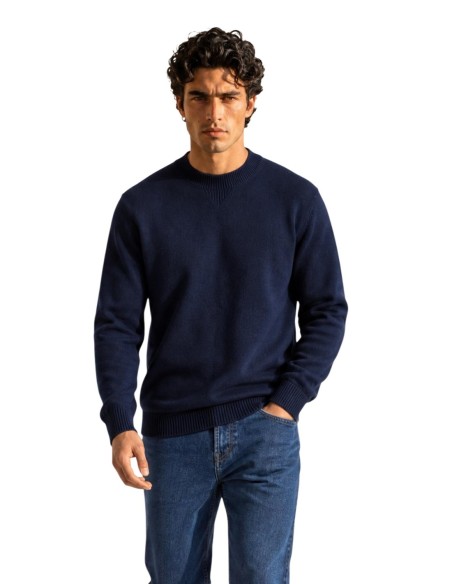 Pull chaud Armani Exchange bleu homme – Confort hivernal