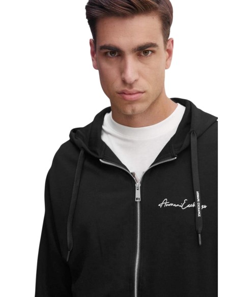Sweat capuche Armani Exchange noir homme – Style contemporain