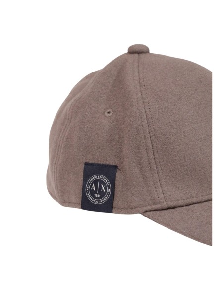 Bonnet marron homme Armani Exchange laine