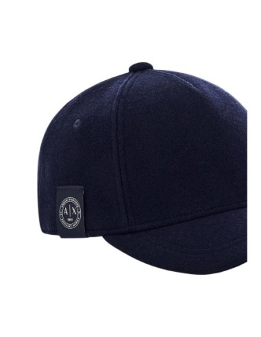 Bonnet bleu homme Armani Exchange laine