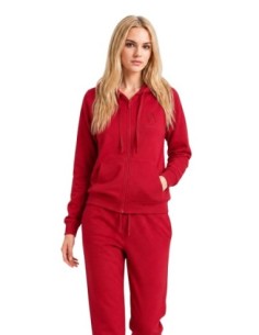 Sweat capuche Armani Exchange rouge femme – Style vibrant