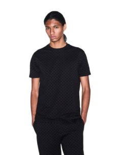 T-shirt imprimé Armani Exchange noir homme – Style graphique