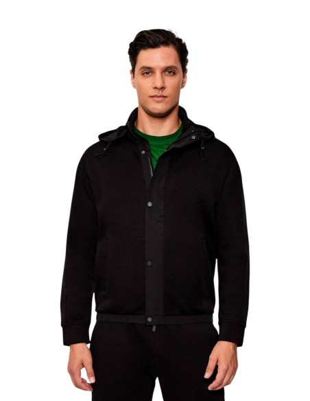 Sweat manches 3/4 Armani Exchange noir homme – Style moderne