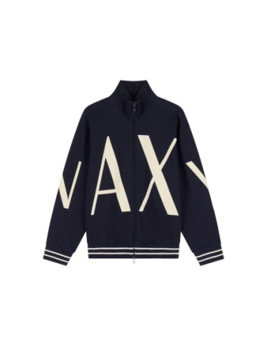 Sweat zippé Armani Exchange noir homme – Style moderne