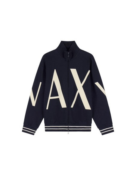 Sweat zippé Armani Exchange noir homme – Style moderne