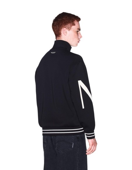 Sweat zippé Armani Exchange noir homme – Style moderne