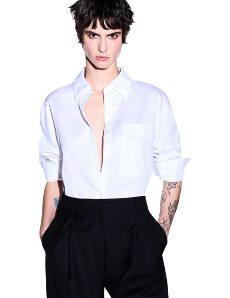 Chemise blanche femme Armani Exchange coton