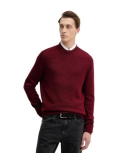 Pull chaud Armani Exchange bordeaux homme – Style chaleureux