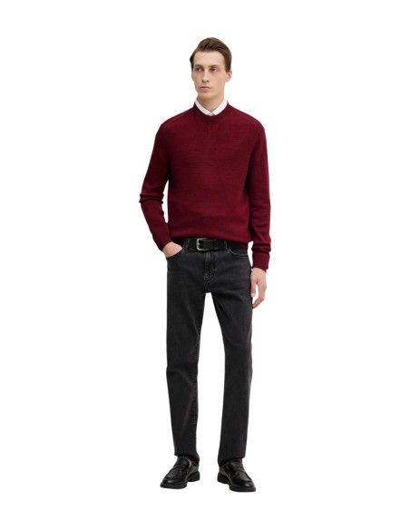 Pull chaud Armani Exchange bordeaux homme – Style chaleureux