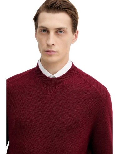 Pull chaud Armani Exchange bordeaux homme – Style chaleureux