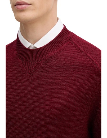 Pull chaud Armani Exchange bordeaux homme – Style chaleureux