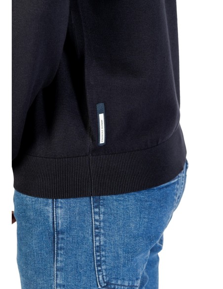 Pull viscose Armani Exchange bleu homme – Élégance moderne