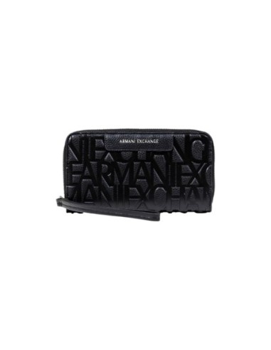Portefeuille Armani Exchange noir femme – Style organisé