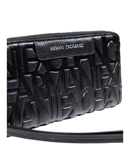 Portefeuille Armani Exchange noir femme – Style organisé
