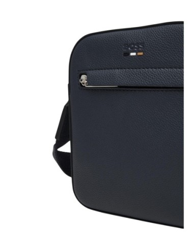 Sac bandoulière bleu homme Boss RAY_NS ZIP