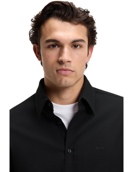 Chemise Boss noir homme – Style raffiné