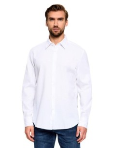 Chemise Boss blanc homme – Style net