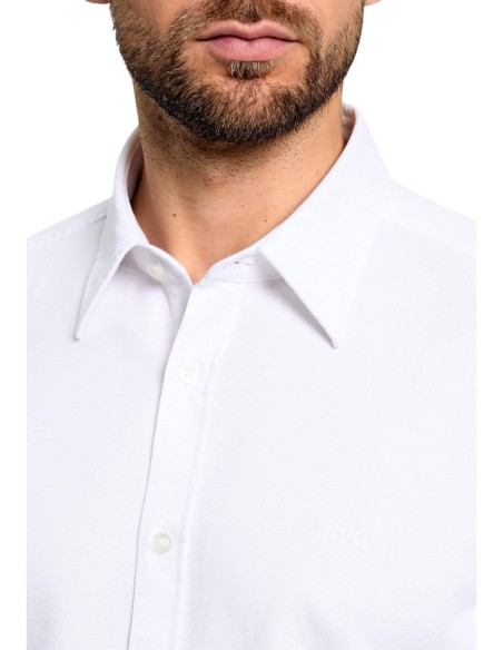 Chemise Boss blanc homme – Style net