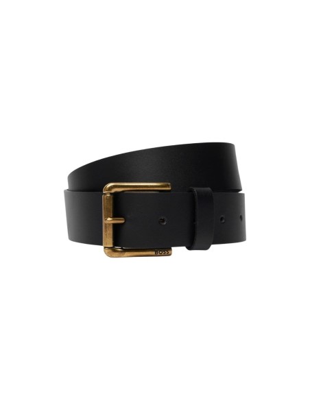 Ceinture cuir Boss gris homme – Style contemporain