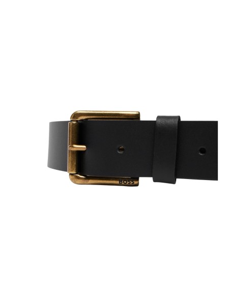 Ceinture cuir Boss gris homme – Style contemporain