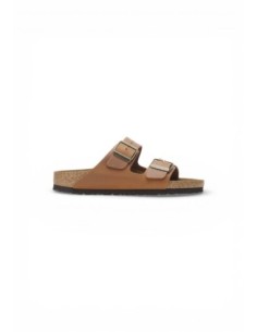 Mules marron homme Birkenstock cuir