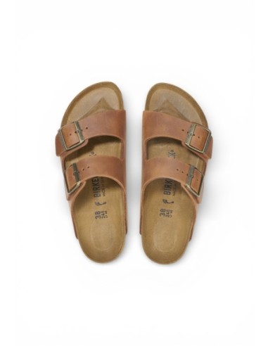 Mules marron homme Birkenstock cuir
