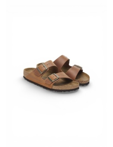 Mules marron homme Birkenstock cuir