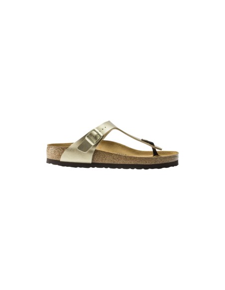 Mules dorées femme Birkenstock été