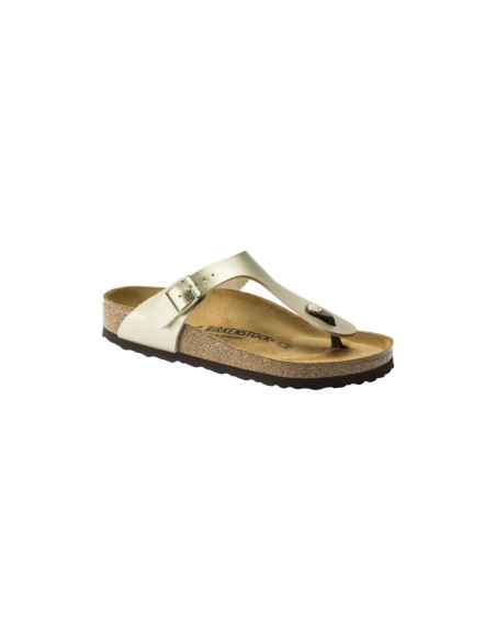 Mules dorées femme Birkenstock été