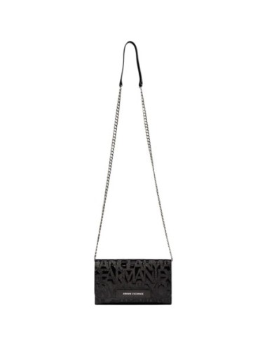 Sac bandoulière noir femme Armani Exchange compact