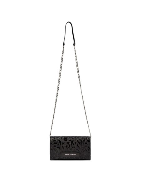 Sac bandoulière noir femme Armani Exchange compact