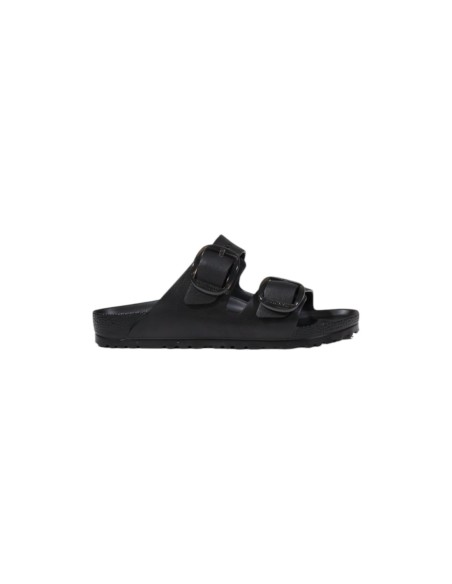 Mules noires femme Birkenstock semelle caoutchouc