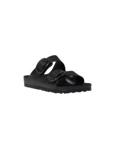 Mules noires femme Birkenstock semelle caoutchouc