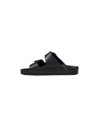 Mules noires femme Birkenstock semelle caoutchouc