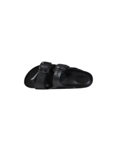 Mules noires femme Birkenstock semelle caoutchouc