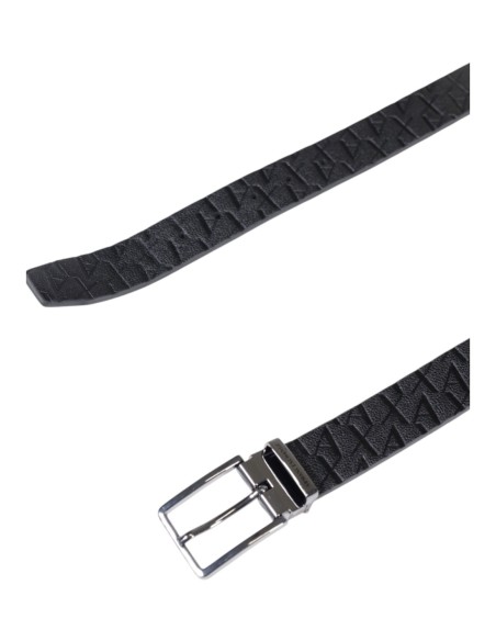 Ceinture clip Armani Exchange noir homme – Style urbain