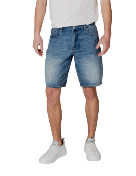 Bermuda bleu homme Armani Exchange coton