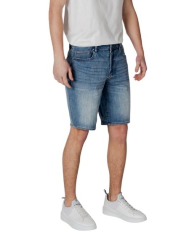 Bermuda bleu homme Armani Exchange coton