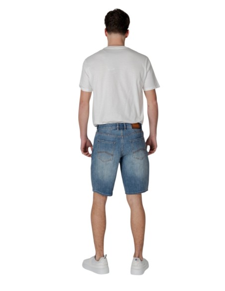 Bermuda bleu homme Armani Exchange coton