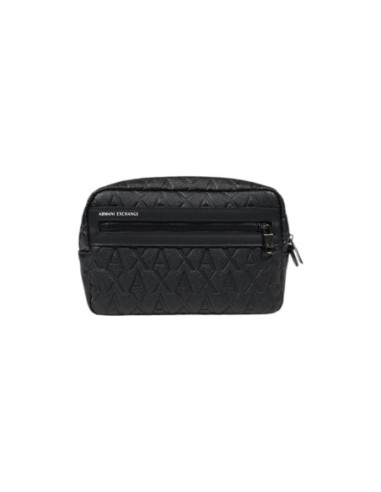 Sac compact Armani Exchange noir femme – Élégance monochrome