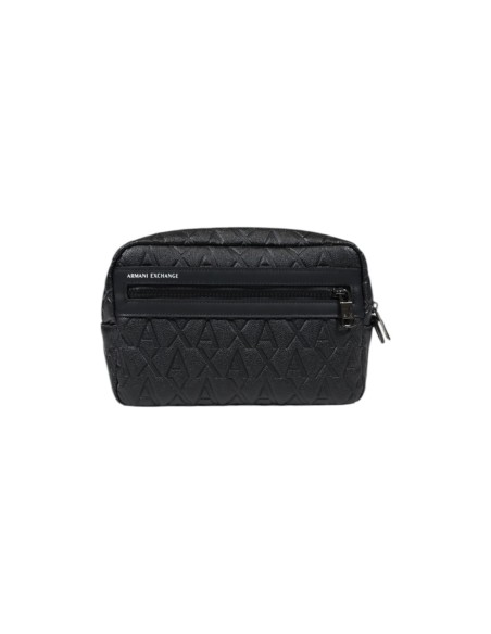 Sac compact Armani Exchange noir femme – Élégance monochrome