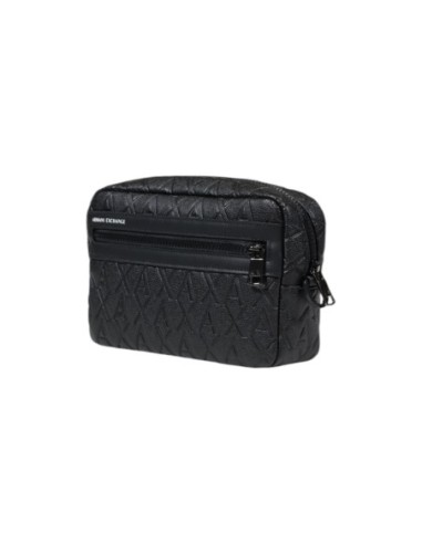 Sac compact Armani Exchange noir femme – Élégance monochrome