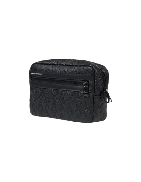 Sac compact Armani Exchange noir femme – Élégance monochrome