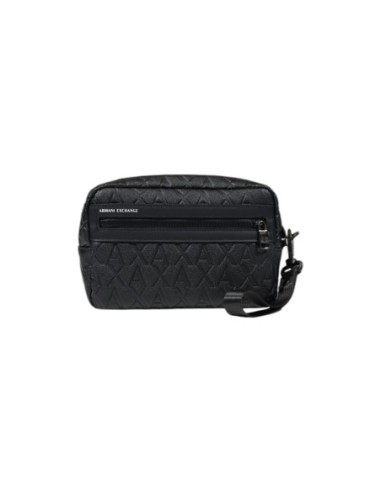 Sac compact Armani Exchange noir femme – Élégance monochrome