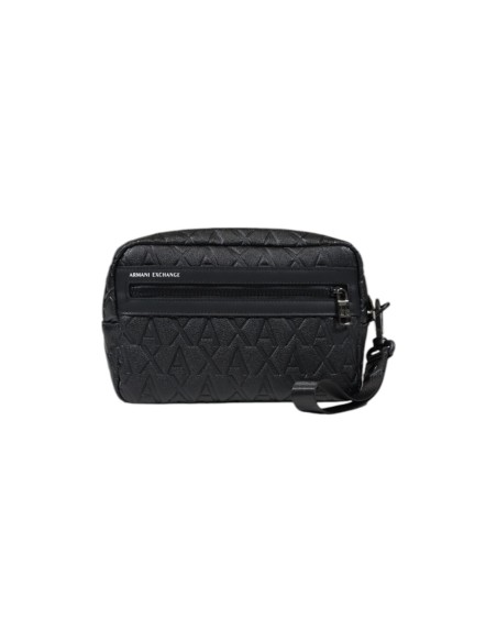 Sac compact Armani Exchange noir femme – Élégance monochrome