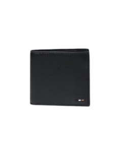 Portefeuille noir homme Boss compact