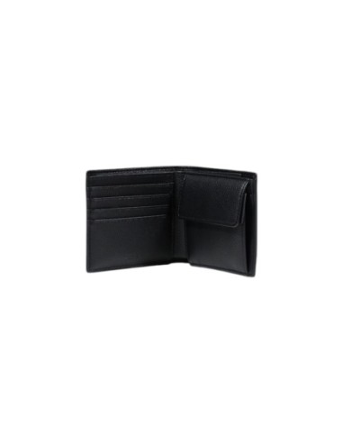 Portefeuille noir homme Boss compact